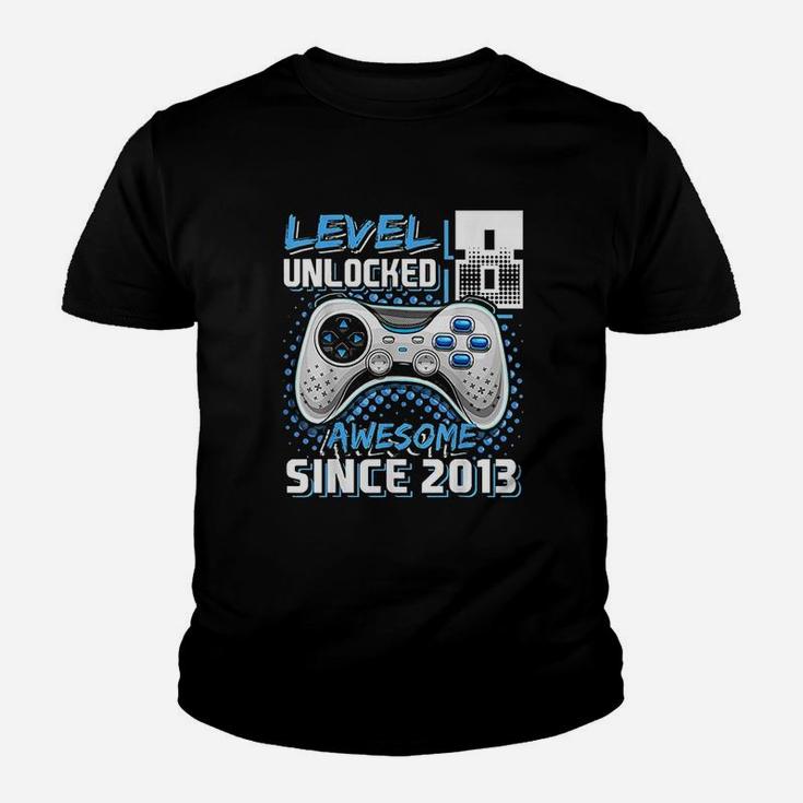 Level 8 Unlocked Awesome 2013 Video Game Youth T-shirt
