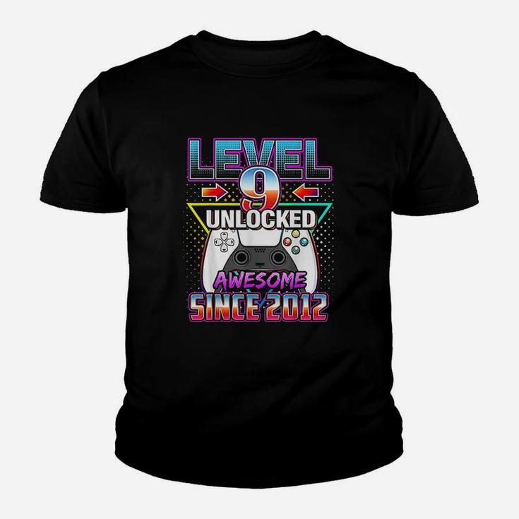 Level 9 Unlocked Awesome 9 Video Game Youth T-shirt