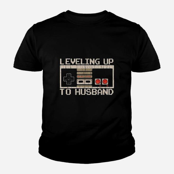 Leveling Up To Husband Bachelor Party Youth T-shirt