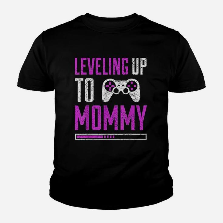 Leveling Up To Mommy Youth T-shirt