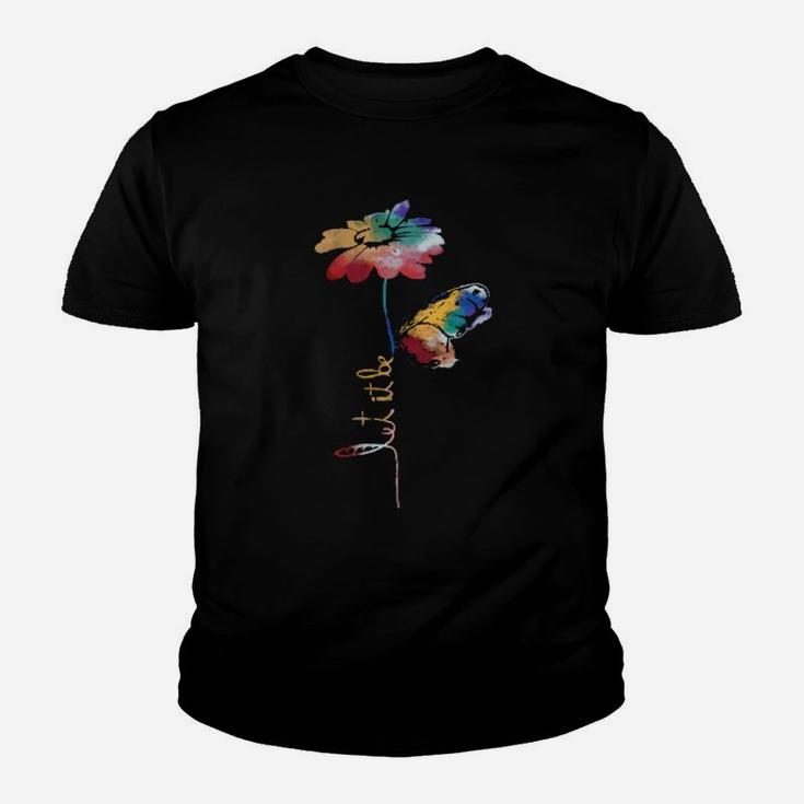 Lgbt Flower Butterfly Let It Be Youth T-shirt