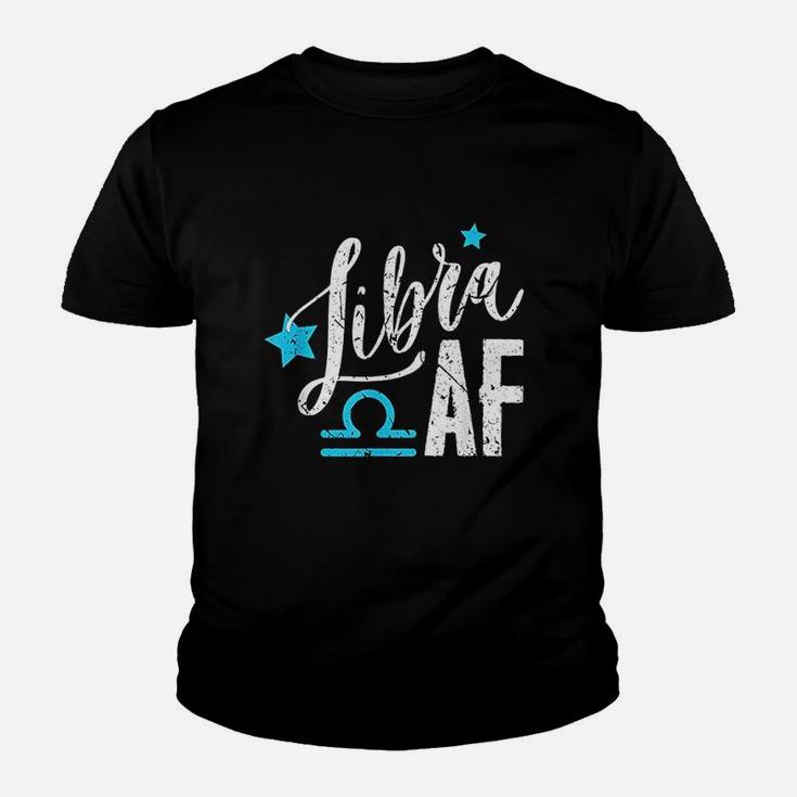 Libra Af Zodiac Sign August September Birthday Youth T-shirt