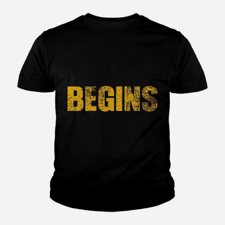 Life Begins At The End Of Your Comfort Zone Youth T-shirt