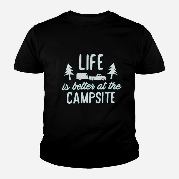 Life Is Better At The Campsite Youth T-shirt