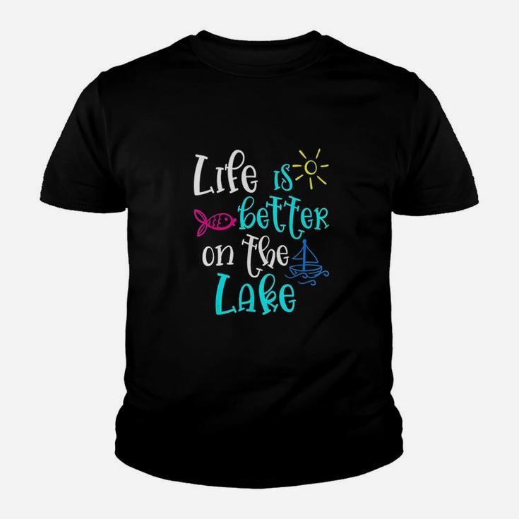 Life Is Better On The Lake Summer Youth T-shirt