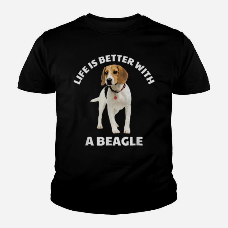 Life Is Better With A Beagle Youth T-shirt