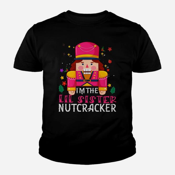 Lil Sister Nutcracker Matching Family Group Christmas Party Youth T-shirt