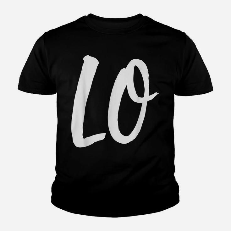 Lo Ve Love Matching Couple Husband Wife Valentine's Day Gift Youth T-shirt