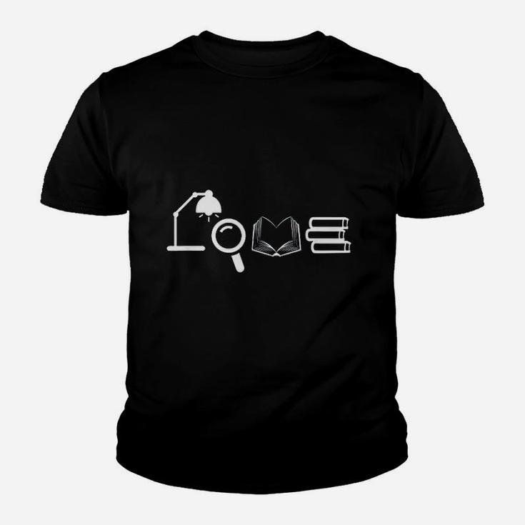 Love Books Reading Bookworm Youth T-shirt