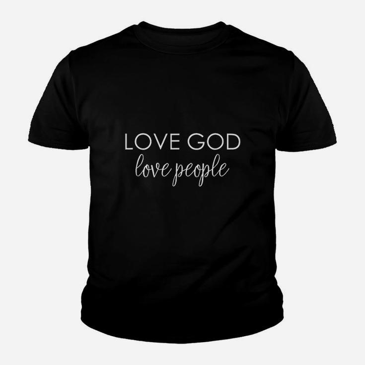 Love God Love People Vintage Christian Youth T-shirt