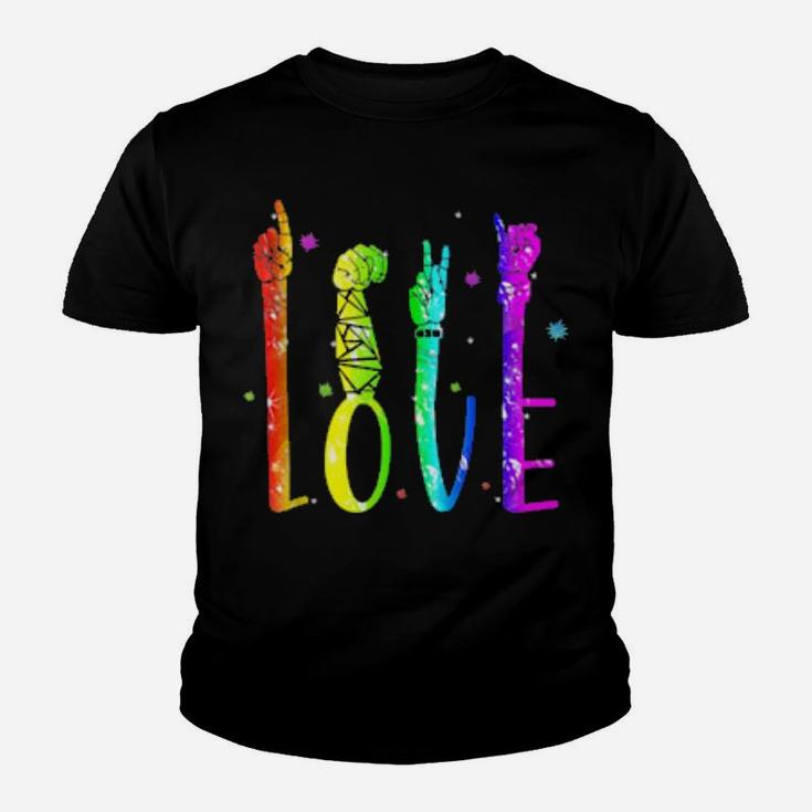 Love Lgbt Pride Youth T-shirt