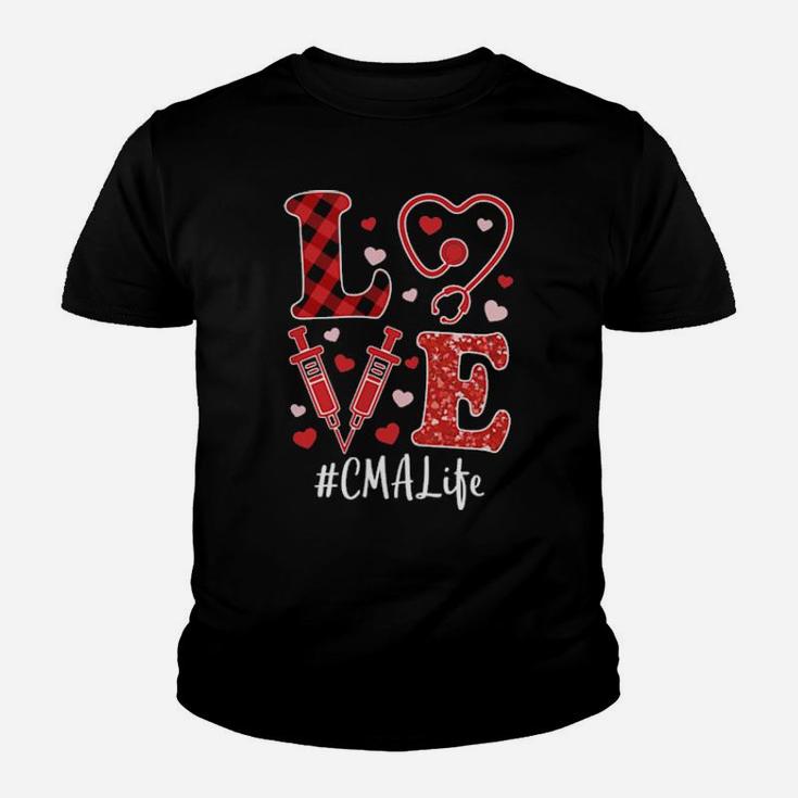 Love Nurse Valentine Cma Life Youth T-shirt