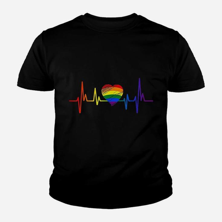 Lovely Pride Heartbeat Youth T-shirt