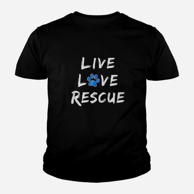 Lucky Dog Animal Rescue Live Love Rescue Youth T-shirt