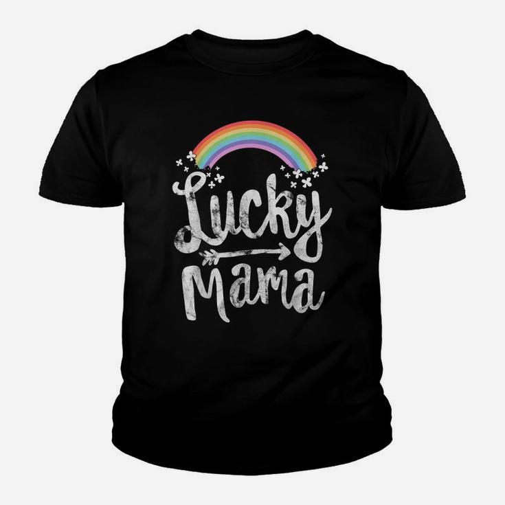 Lucky Mama Family St Patricks Day  Mom Mother's Day Youth T-shirt