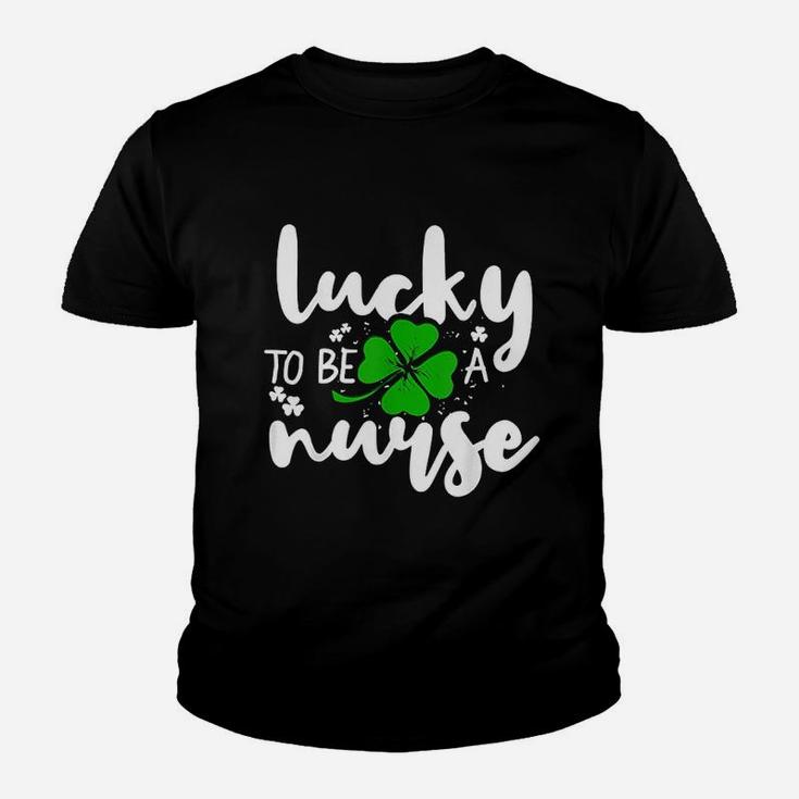 Lucky Nurse St Patricks Day Irish Nurse Gift Youth T-shirt