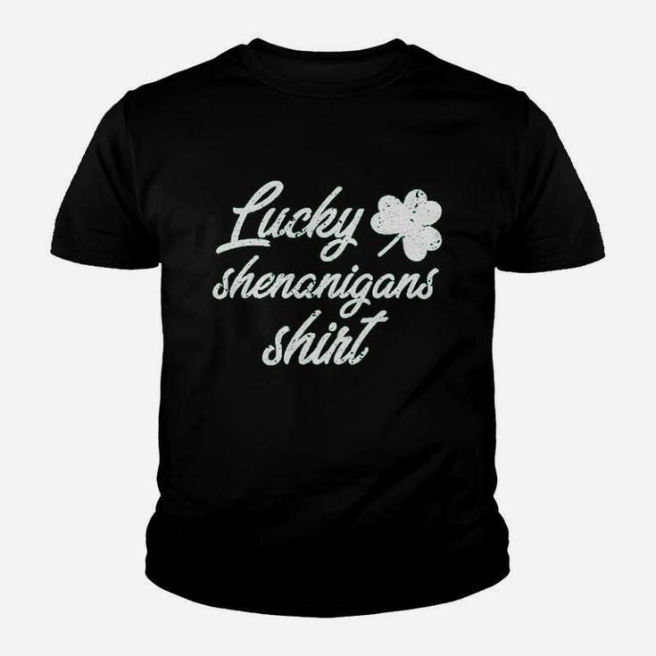 Lucky Shenanigans Funny Saint Patricks Day Parade Youth T-shirt
