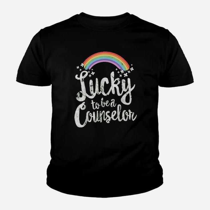 Lucky To Be A Counselor School St Patricks Day Gift Youth T-shirt