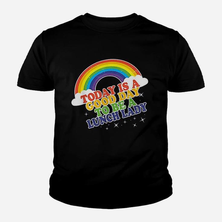 Lunch Lady  Back To School Rainbow Youth T-shirt