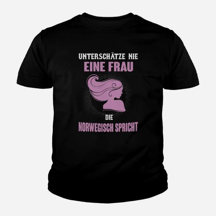 Lustiges Kinder Tshirt für Norwegisch sprechende Frauen, Norwegisch-Spruch Design