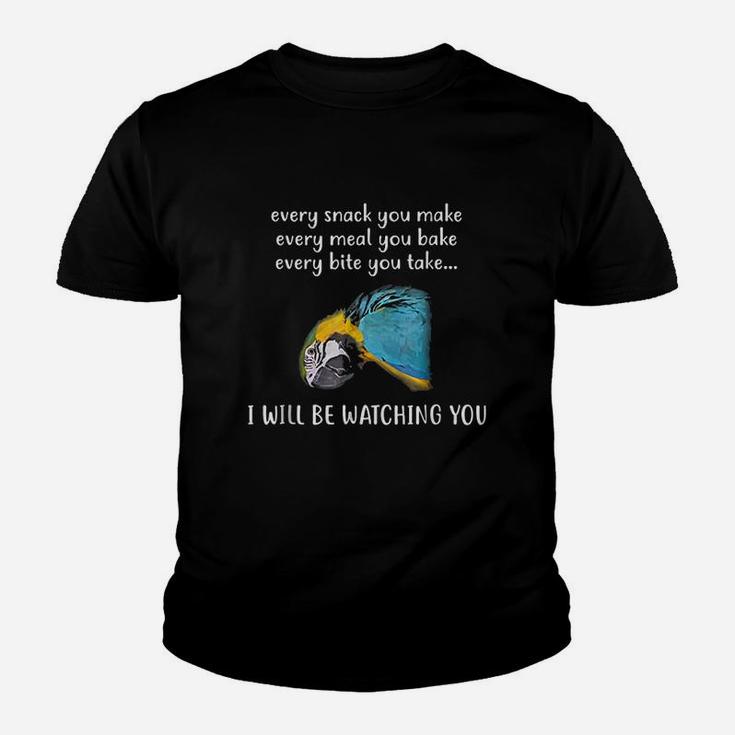 Macaw Blue Macaw  Gold Macaw Youth T-shirt