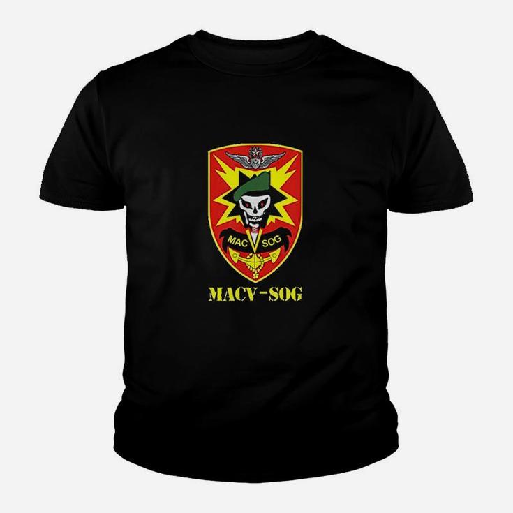 Macvsog Army Unit Patch Full Color Vietnam Veteran Youth T-shirt