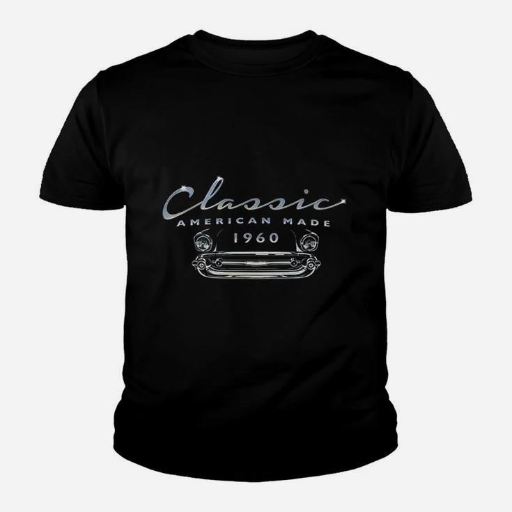 Made In 1960 Vintage 61St Birthday Classic Car Youth T-shirt