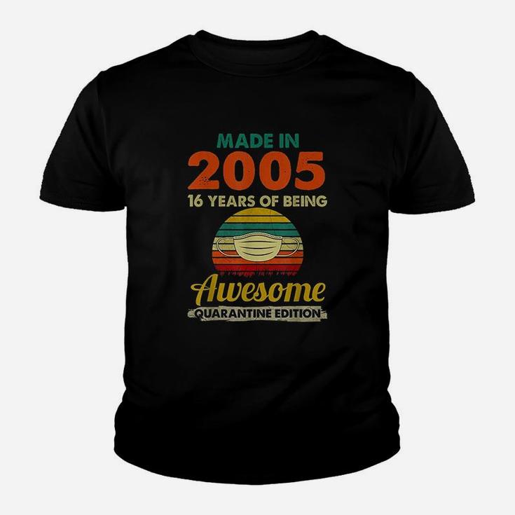 Made In 2005 16 Years Old 16Th Birthday Youth T-shirt