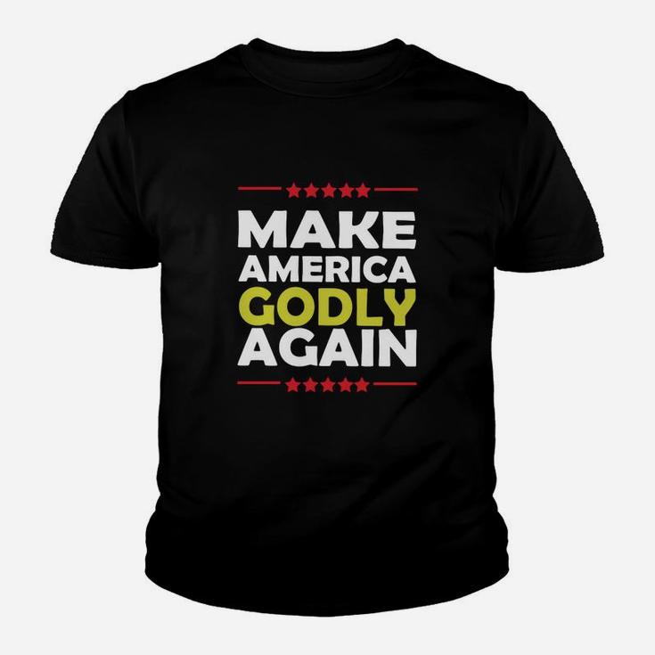 Make America Godly Again Quote Youth T-shirt