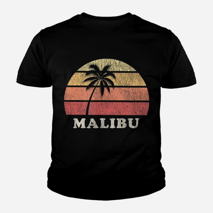 Malibu Ca Vintage 70S Retro Throwback Design Youth T-shirt