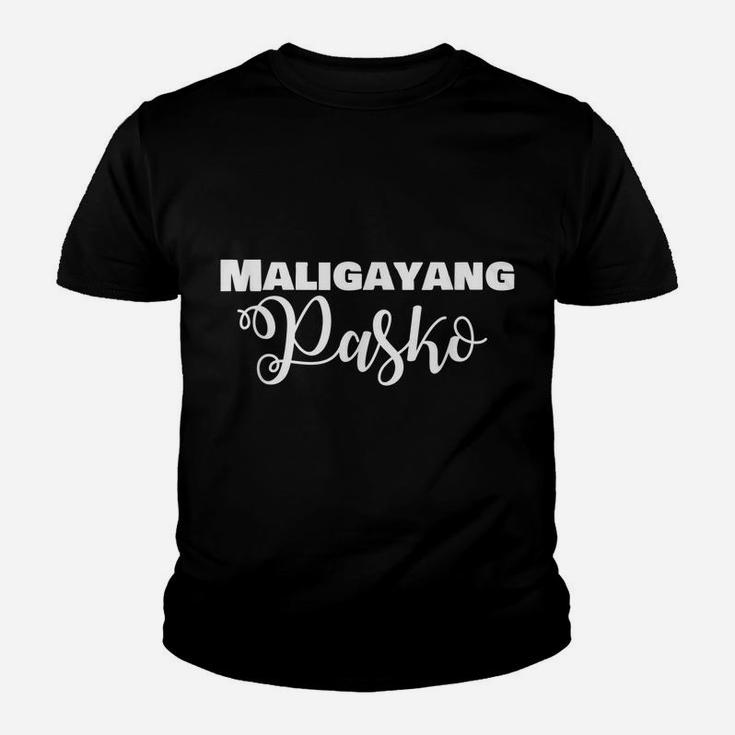 Maligayang Pasko Filipino Shirt Xmas Funny Holiday Youth T-shirt