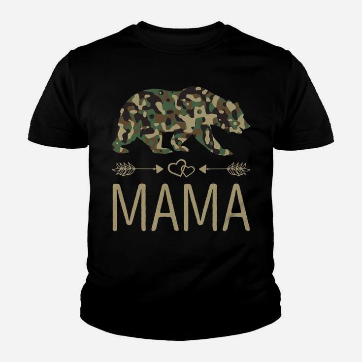 Mama Bear Camo Mother's Day Gift Youth T-shirt