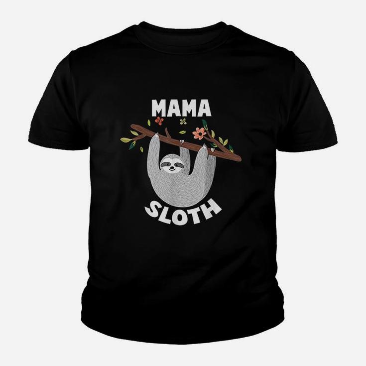 Mama Sloth Matching Family Youth T-shirt
