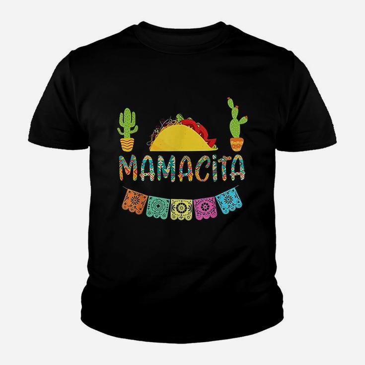 Mamacita Taco Mexican Fiesta Cactus Cinco De Mayo Youth T-shirt