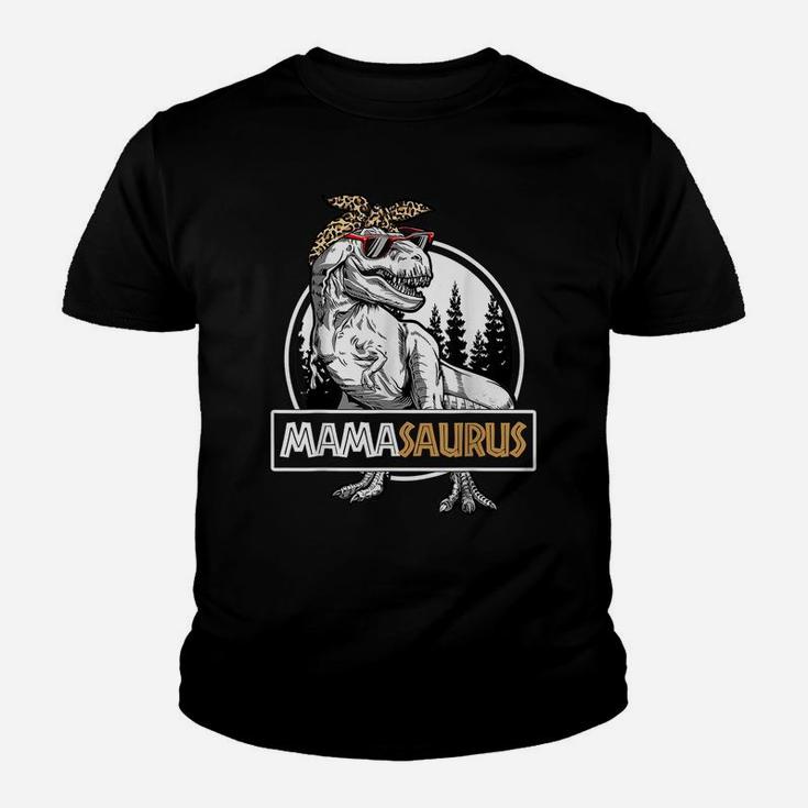 Mamasaurus T Rex Dinosaur Mama Saurus Funny Family Matching Youth T-shirt
