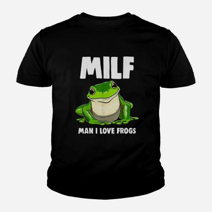 Man I Love Frogs Frog Lover Youth T-shirt