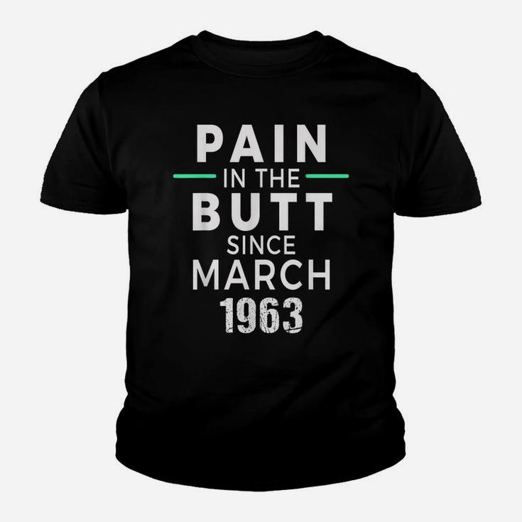 March 1963 Shirt - Funny 55Th Birthday T-Shirt Gag Gift Youth T-shirt