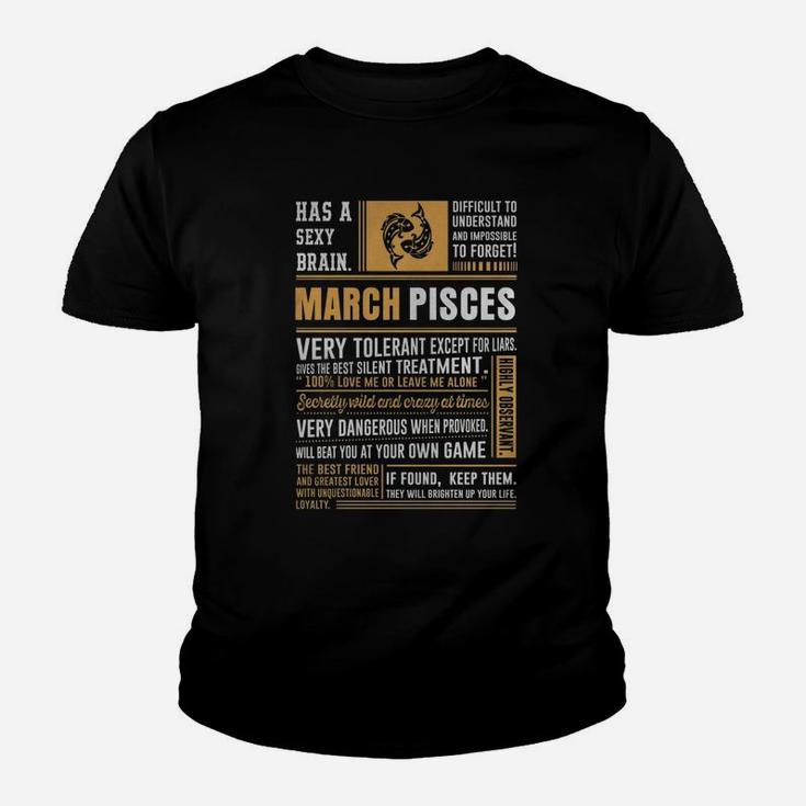 March Pisces Youth T-shirt