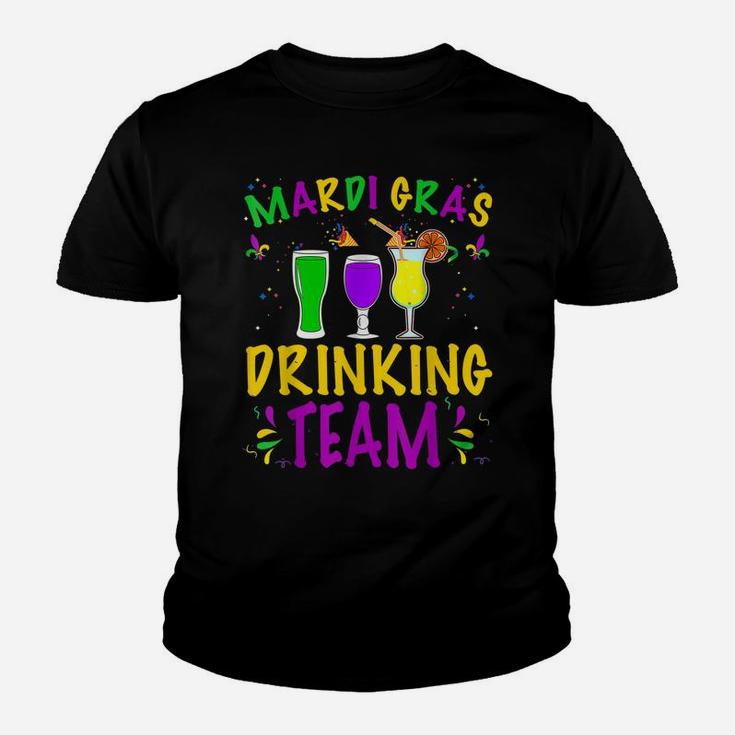 Mardi Gras Party Drinking Team Crawfish Carnival Parade Youth T-shirt