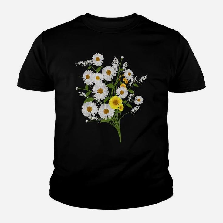 Marguerites Daisy Spring Flower Daisies Plant Gardening Youth T-shirt