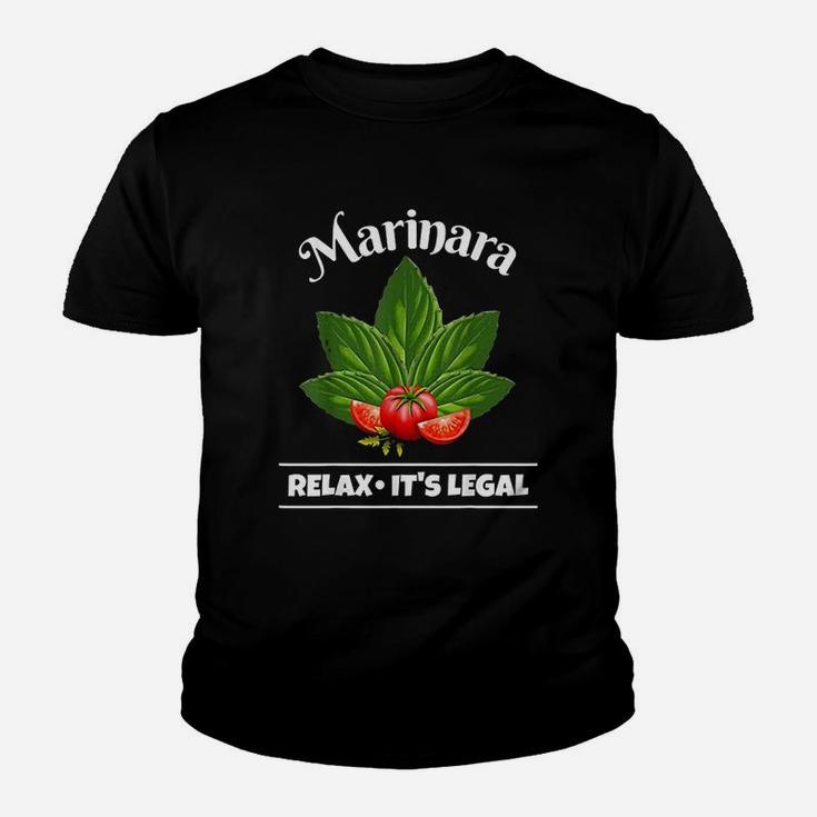 Marinara Relax It Is Legal Basil And Tomatoes Youth T-shirt
