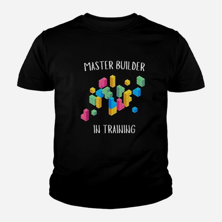 Master Builder In Training Interlocking Blocks Youth T-shirt