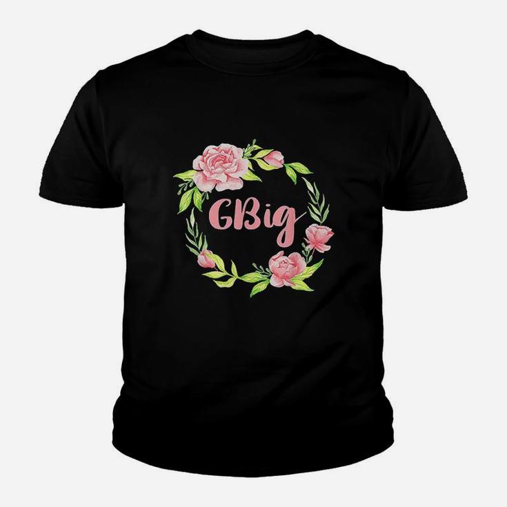 Matching Big Little Greek Family Reveal Sorority Floral Youth T-shirt