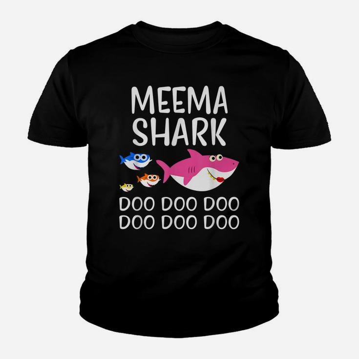 Meema Shark Shirt Funny Mothers Day Gift For Womens Mom Youth T-shirt