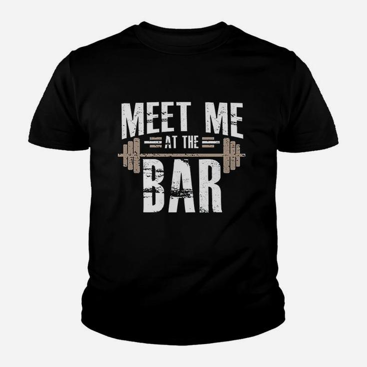 Meet Me At The Bar Workout For Gym Youth T-shirt