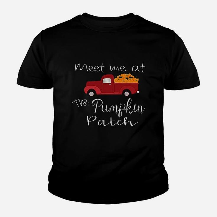Meet Me At The Pumpkin Patch Fall Autumn Youth T-shirt
