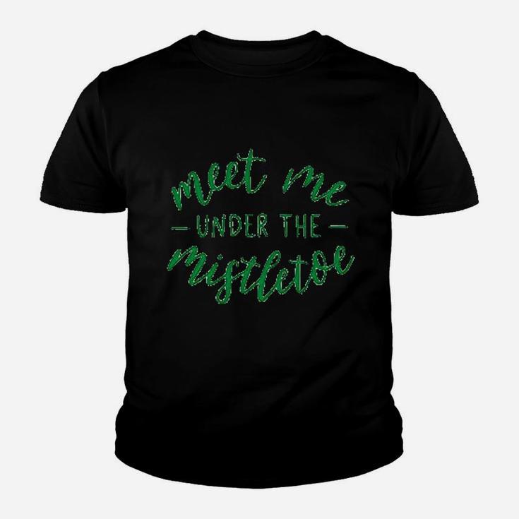 Meet Me Under The Mistletoe Raglan Youth T-shirt