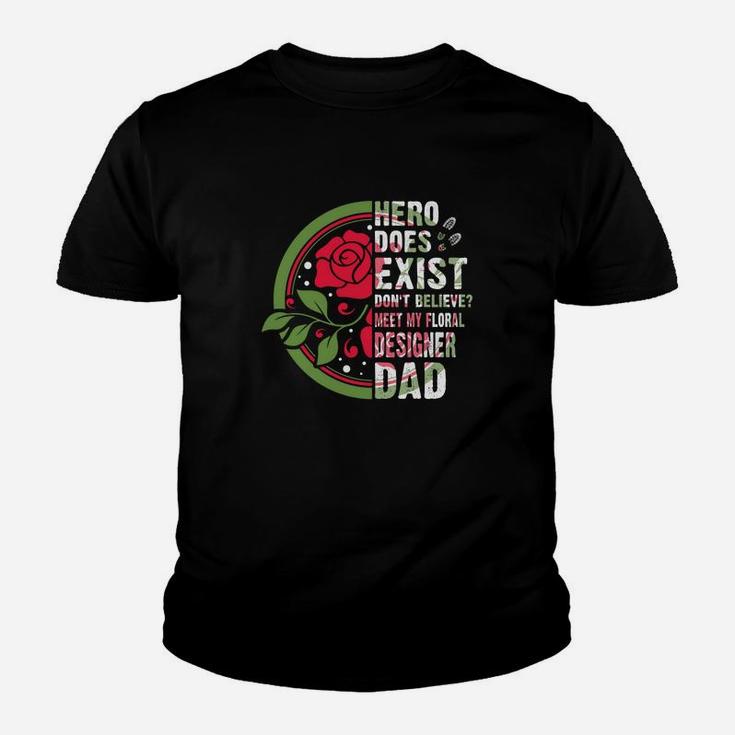 Meet My Floral Designer Dad Jobs Gifts Youth T-shirt