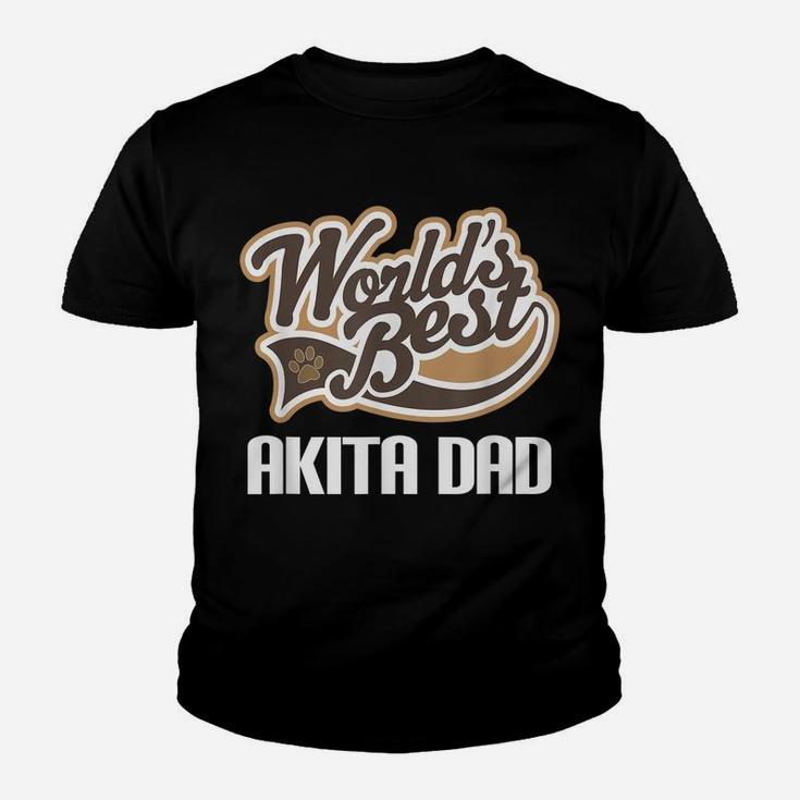 Mens Akita Dog Dad Fathers Day Pet Gift Youth T-shirt