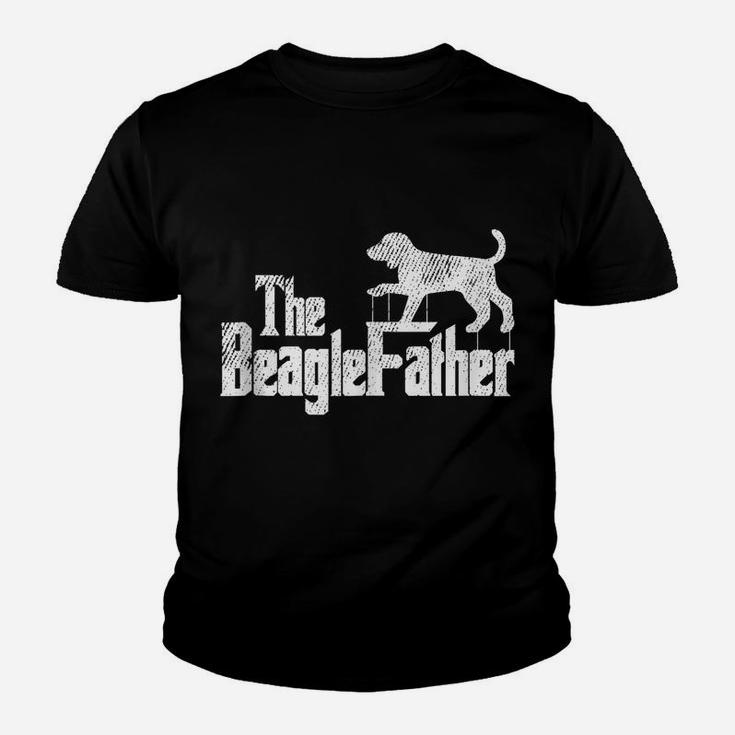 Mens Beagle Dad Dog Father Funny Doggie Puppy Pun Daddy Dada Pops Youth T-shirt
